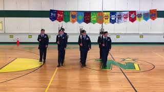 OTHS AFJROTC DRILL TEAM 3-15-2018 Armed Regulation