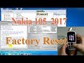 Nokia 105 2017 TA-1034 Factory Reset to unlock code ok.