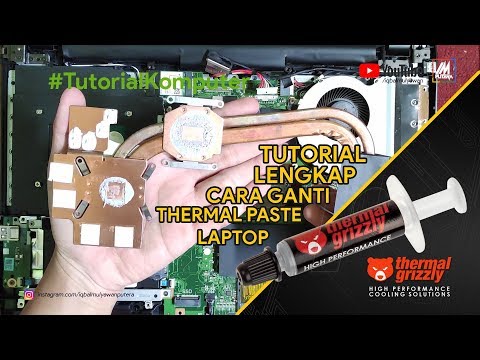 Video: Cara Mengganti Thermal Paste Di Laptop