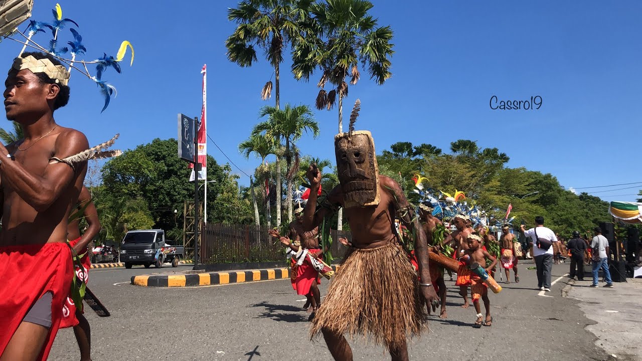 Parade Budaya Suku Biak(Byak)Papua,Indonesia.Biak-Numfor tahun 2025