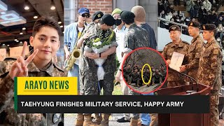 картинка: Армия плачет! Тэхен из BTS официально вернулся, это важный признак возвращения BTS в 2026 году!