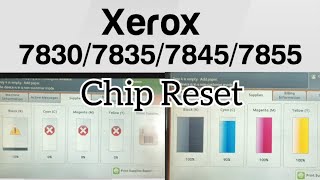 Xerox 7835 7855 How To Reset Toner Chip | Toner chip reset kaise kre #xerox #reset #chip