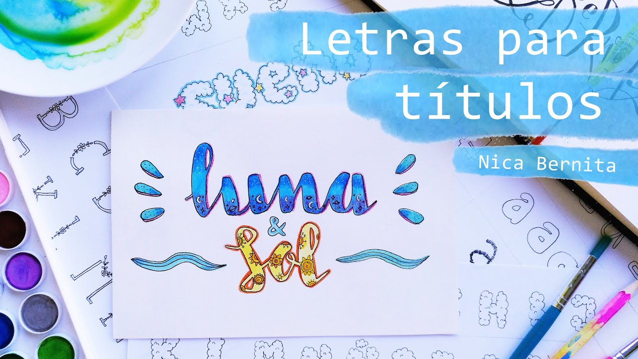 Literatura Aire acondicionado Aeródromo CÓMO HACER LETRAS BONITAS A MANO 💜 LETTERING y CALIGRAFÍA✨ LETRAS PARA  TÍTULOS Y PORTADAS - YouTube