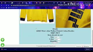 IIITR Shopping Site (html/css/php/mysql)