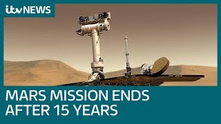 Mars rover mission ended after 15 years | ITV News