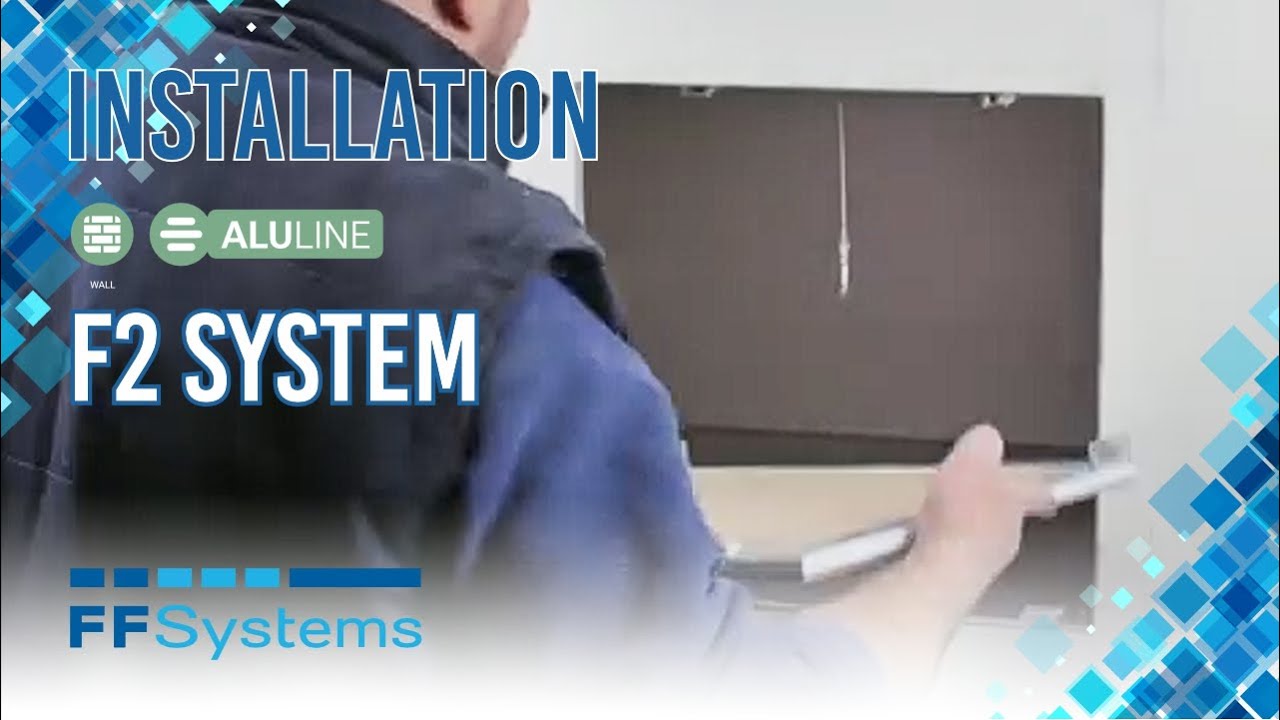 FF System F2 Alu-Magic | Revisionsklappe Wand | Montagevideo FF Systems HD