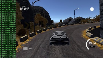 Autonomous driving on a test track