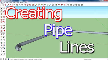 How To Create Pipe lines in Sketchup