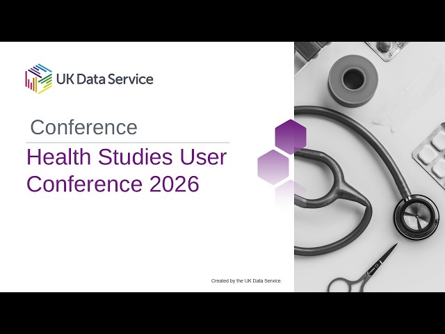 Thumbnail for Health Studies User Conference 2026: Lightning talks