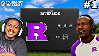 Can My REAL High School Survive Division I Football? | CFB 27 Dynasty Rebuild #1