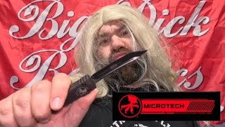 Microtech Service Personnel Program OTF Ultratech Knife unboxing/review/ballistics gel test