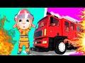 Firefighter Feats: Am I a real firefighter? | Funny Cartoon Animaion for kids