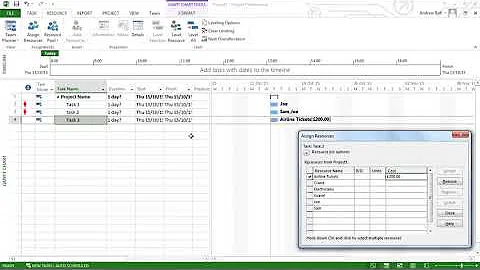 Assigning Resources and Costs