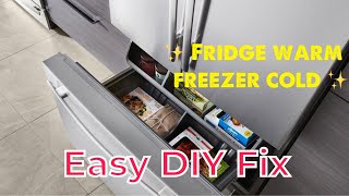 ✨ Fridge WARM - Freezer COLD - DIY Easy FIX ✨