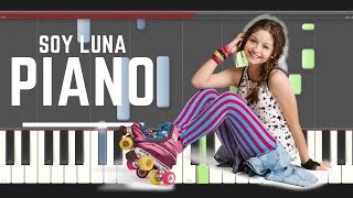 Soy Luna Musica en ti Piano midi tutorial sheet partitura cover app 2 completa karaoke Resimi