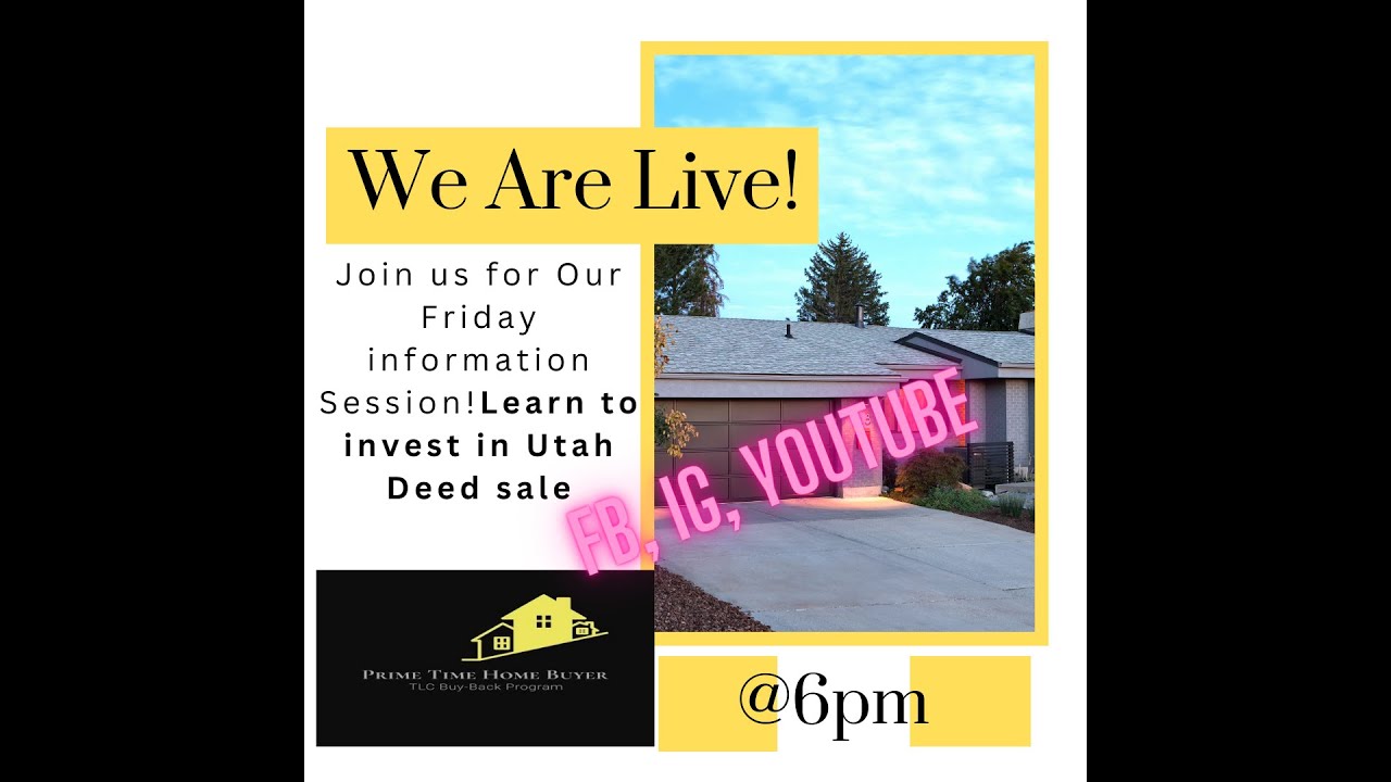 Investing in Utah Real Estate Market via Tax Deed sales the Need to