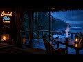 Heavy Rain in Cozy Dark Cabin | Deep Sleeping White Noise, No Ads, Focus and Relax