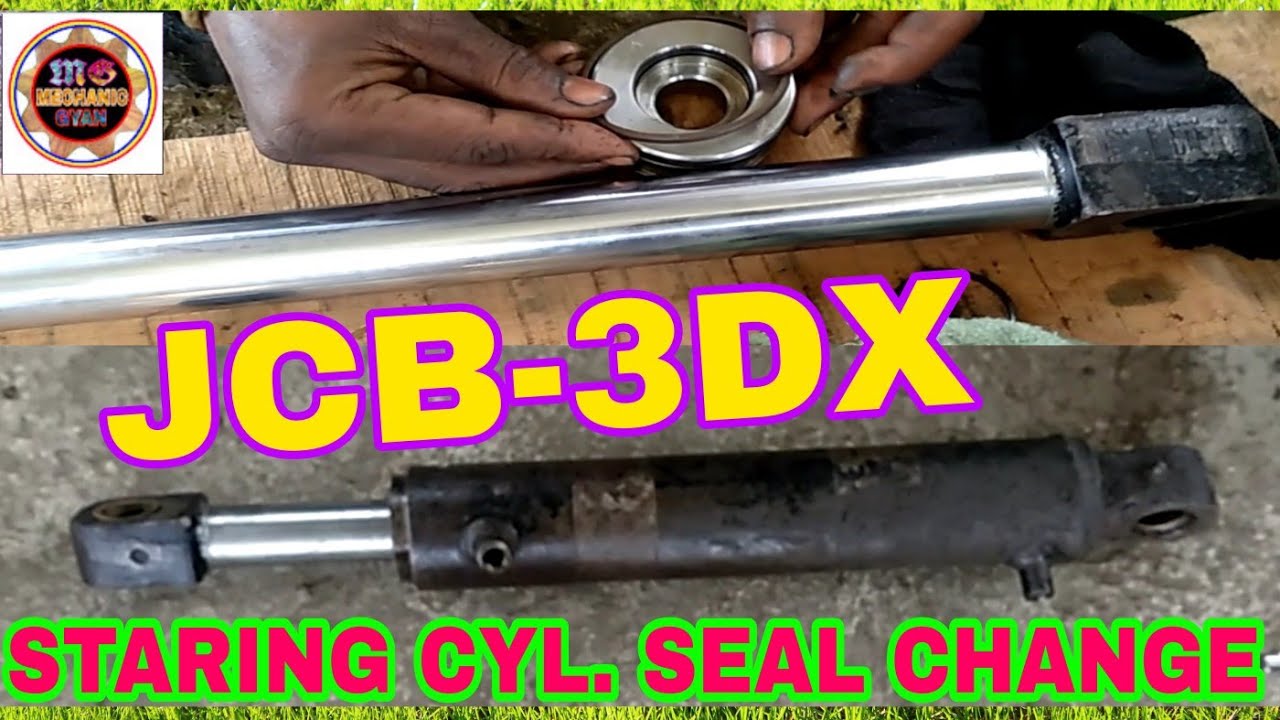 JCB-3DX Staring Cyl. <b>Seal</b> Kit Change, By Mechanic Gyan - YouTube