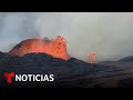 El volcán en erupción en Islandia arroja enormes flujos de lava