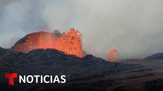 EN VIVO: El volcán en erupción en Islandia sigue arrojando enormes flujos de lava