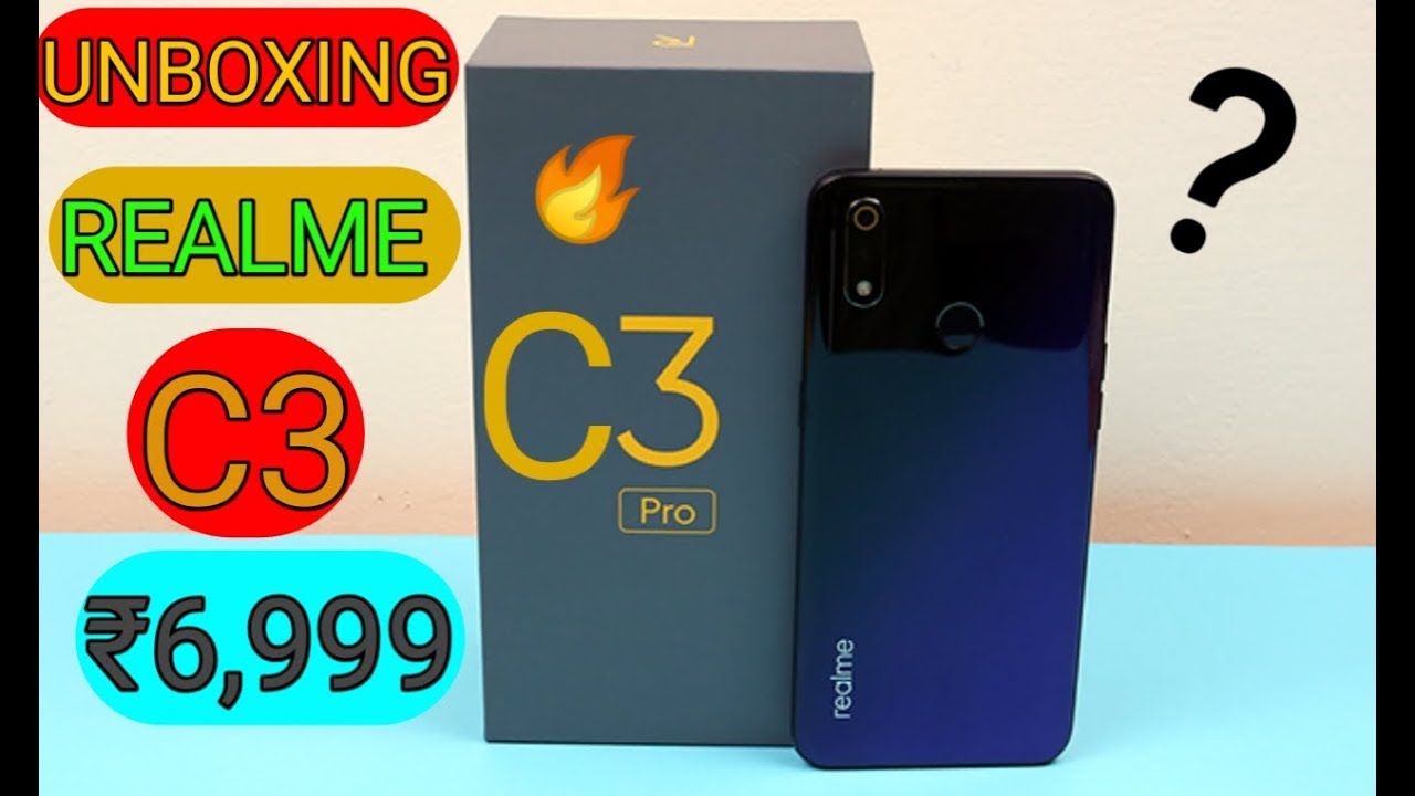 Realme C3 Unboxing Punch Hole Camera YouTube