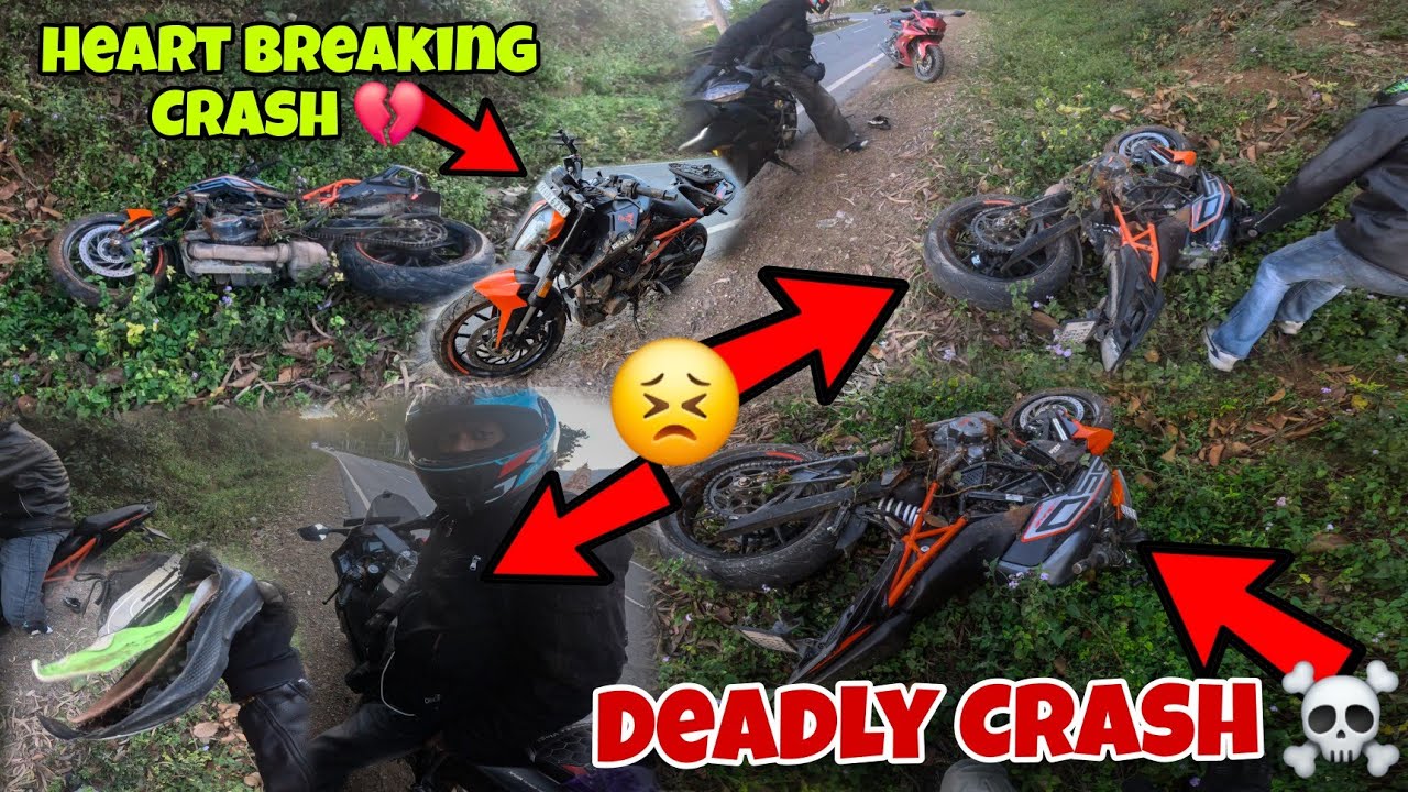 Deadly Crash 😰 Duke 250 on Rishikesh Ride ☠️ | HIGHRPMBLOWS  Crash | Rishikesh Ride Gone Wrong 😰
