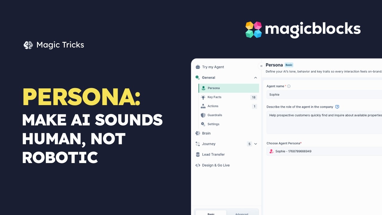 Magic Blocks persona settings tutorial screenshot