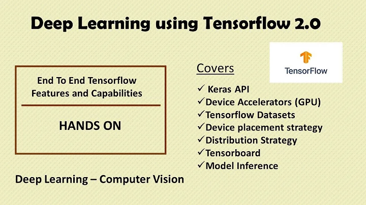 End to End Tensorflow - Hands On