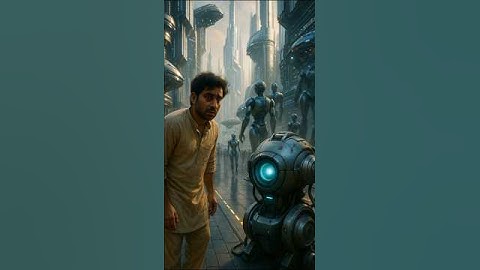 "A Common Man’s Time Travel to 3025| AI animated stories| #aivideo #timetravel #future