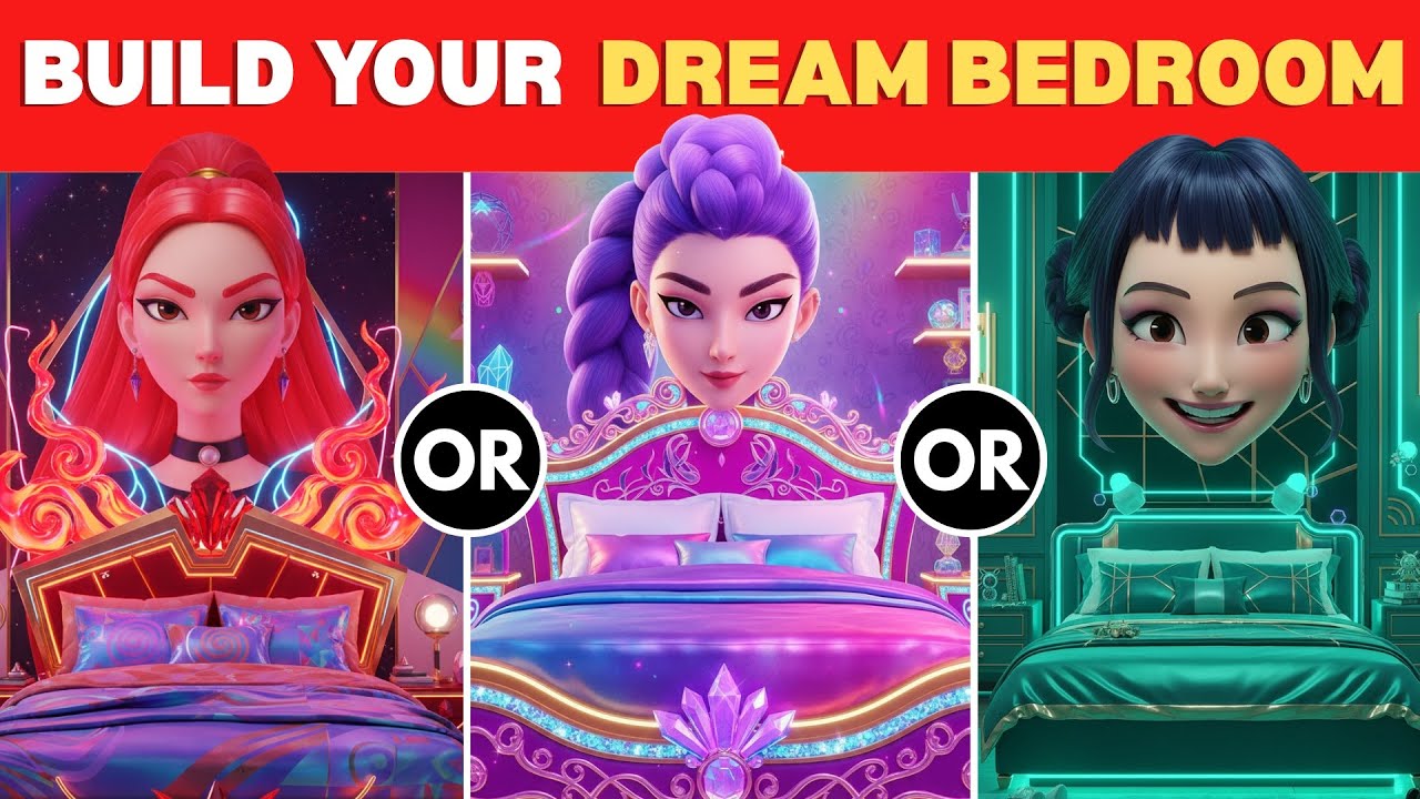 Would You Rather - Build Your Dream Bedroom 🛏️ ✨💎| Bulldog Quiz