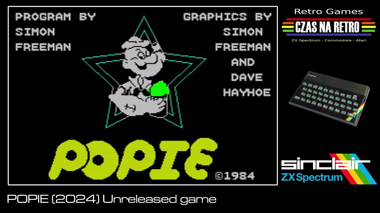 POPIE (2024) / Unreleased game - ZX Spectrum