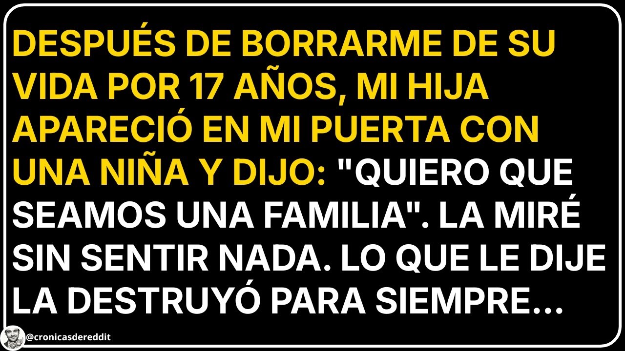 A los 15 mi hija dijo: 