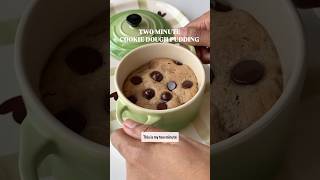 2 Minute Cookie Dough Pudding Makes The Perfect Midnight Snack Recipe In Description