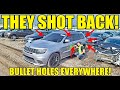 Inside A Creepy Chicago Auto Auction Inspecting Cars Riddled With Bullets! Would You Buy One?