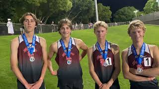 San Clemente boys win 4x800 relay at 2023 CIF-State Track and Field Championships!