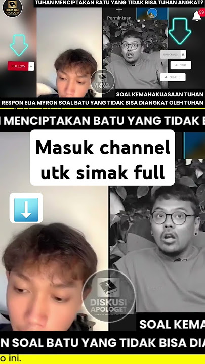Apakah Tuhan bisa menciptakan batu yang tidak bisa diangkat? #eliamyron