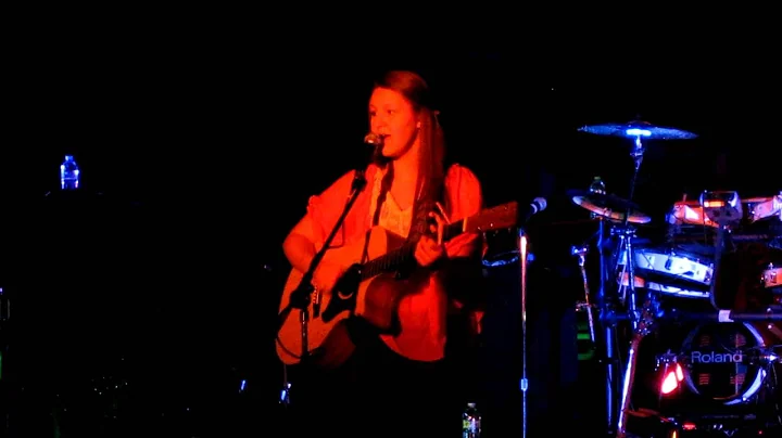 Kristen singing "I Never Told You" at the Birchwood Family Opry