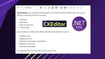 Add CKEditor - Rich Text Editor to ASP.NET Web Application | WYSIWYG Editor in ASP.NET