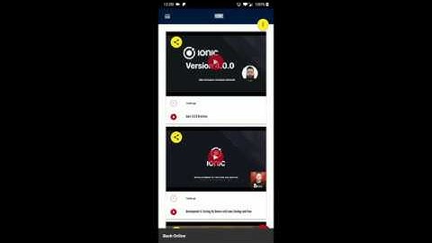 Ionic 3 Media App with YouTube API and HLS
