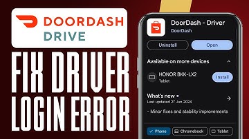 How To Fix DoorDash Driver Login Error (2025) Simple Guide