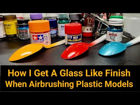 How To Get A Glass Smooth Finish When Airbrushing Plastic Models