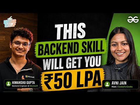 Backend Developer Roadmap 2026 - How to Get Into Microsoft & Top MNCs as a Backend Engineer