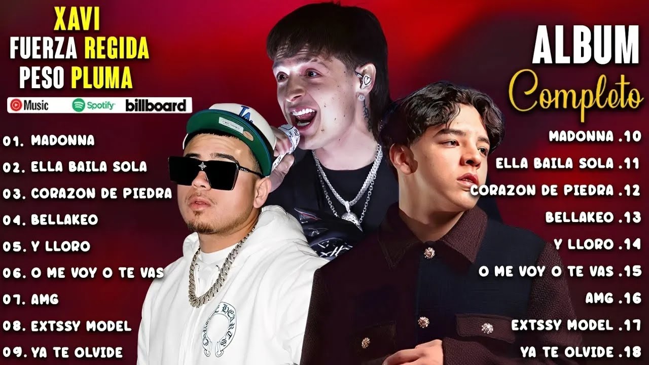 Xavi, Fuerza Regida, Peso Pluma Mix Exitos 2025 | Lás Mejores Canciones Corridos Tumbados