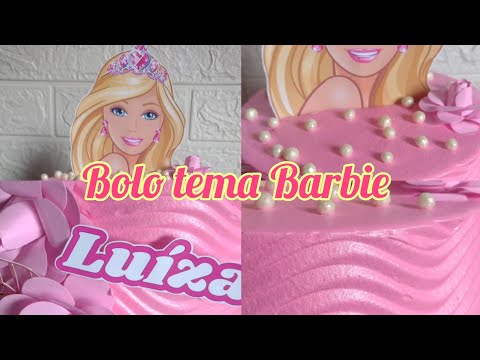 CupQueen - Bolo no tema Barbie, super feminino, delicado e fashion