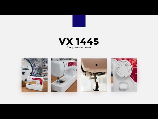 Máquina de coser Brother VX1445, Comienza a crear y confeccionar tus  primeros proyectos de costura con la máquina de coser Brother VX1445. Ideal  para tener en casa, ligera y fácil de