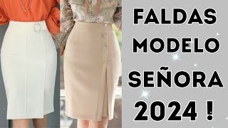 Faldas De Moda Señoras 2024 Looks Modelos Faldas