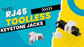 How to terminate a toolless keystone jack? What is toolless means?