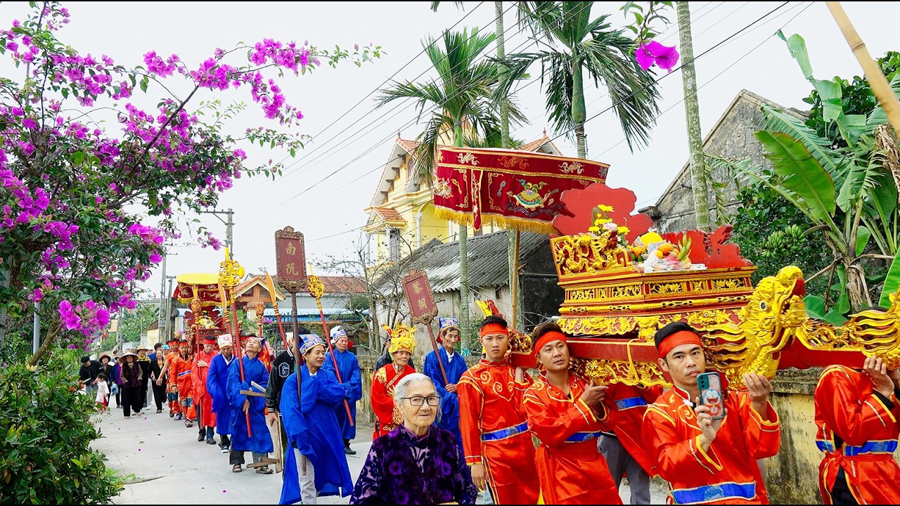 LỄ RƯỚC TỔ NGUYỄN ĐẠI TỘC LÀNG HẠ ĐỒNG XÃ TRỰC ĐẠO (CŨ) XUÂN 2026
