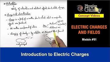Class 12 Physics | Electrostatics | #1 Electric Field & Charges | For JEE & NEET