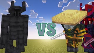 Remnant Warlock VS Successor And Gashslit The Emperor (Minecraft Mob Battle)